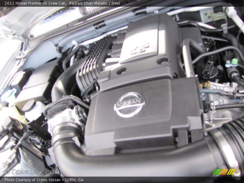Radiant Silver Metallic / Steel 2011 Nissan Frontier SV Crew Cab