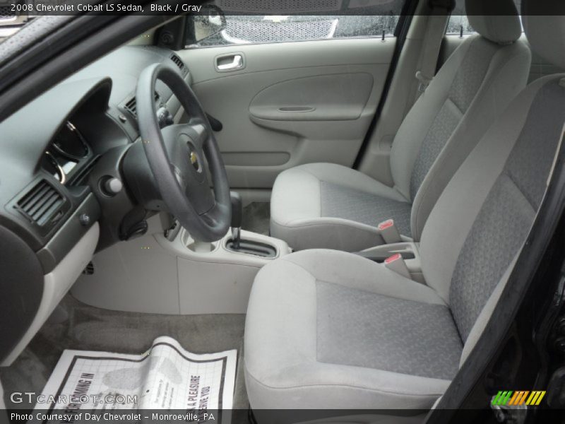 Black / Gray 2008 Chevrolet Cobalt LS Sedan