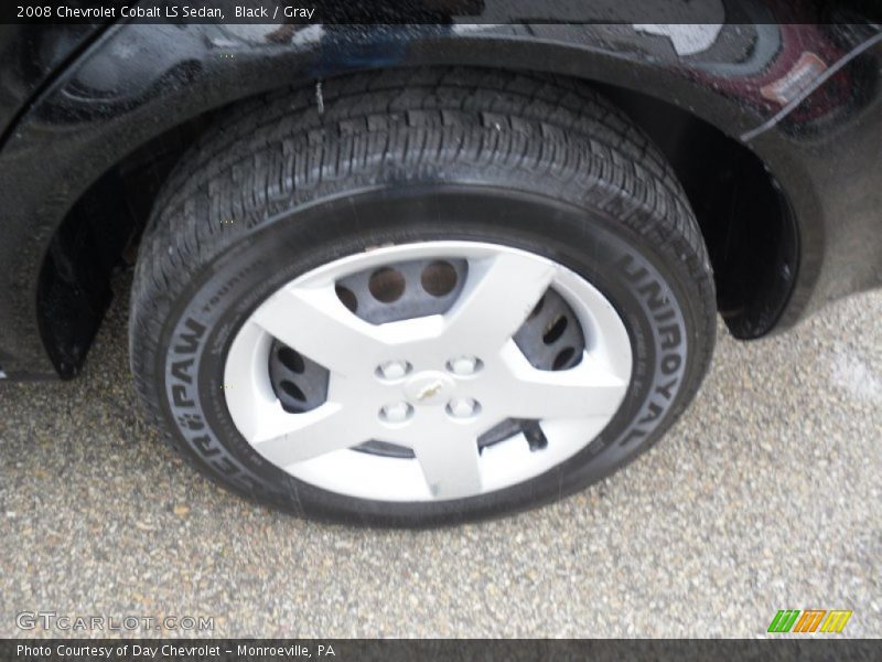 Black / Gray 2008 Chevrolet Cobalt LS Sedan