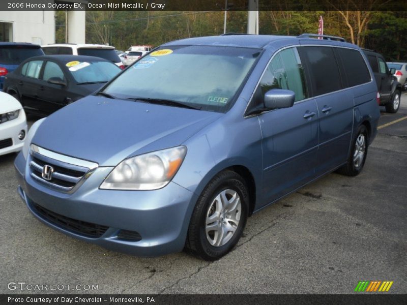 Ocean Mist Metallic / Gray 2006 Honda Odyssey EX