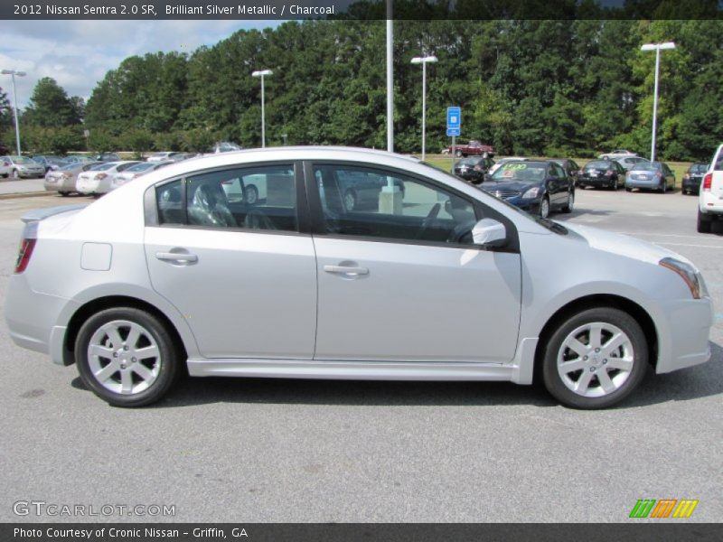 Brilliant Silver Metallic / Charcoal 2012 Nissan Sentra 2.0 SR