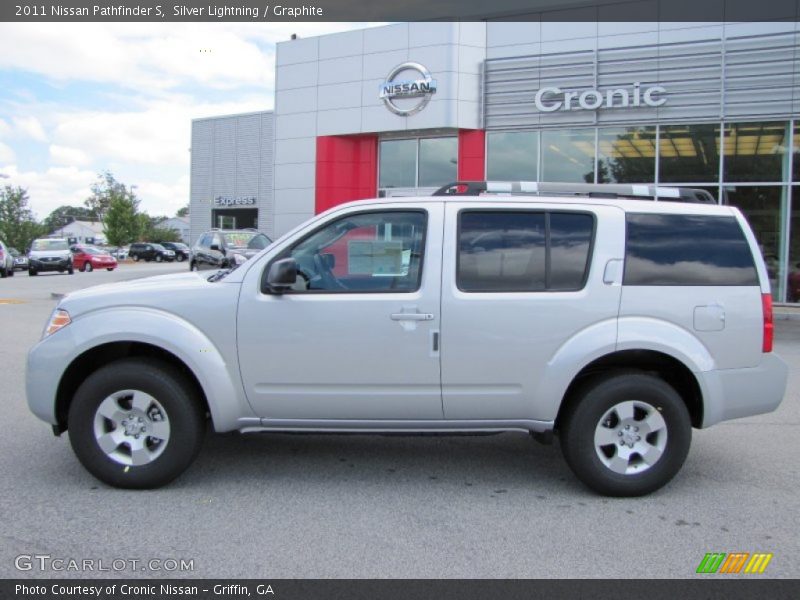 Silver Lightning / Graphite 2011 Nissan Pathfinder S