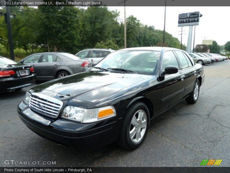 Black / Medium Light Stone 2011 Ford Crown Victoria LX