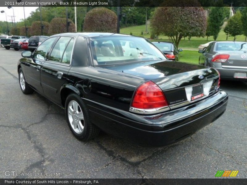 Black / Medium Light Stone 2011 Ford Crown Victoria LX