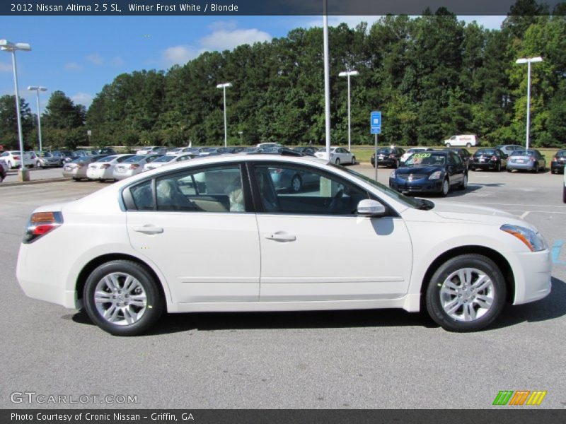 Winter Frost White / Blonde 2012 Nissan Altima 2.5 SL