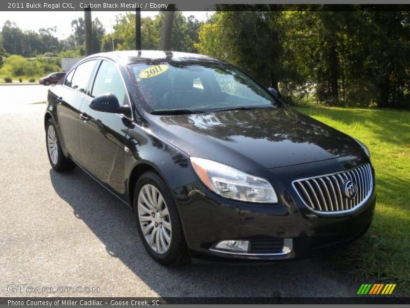 Carbon Black Metallic / Ebony 2011 Buick Regal CXL