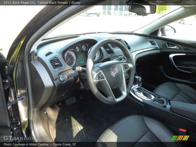 Carbon Black Metallic / Ebony 2011 Buick Regal CXL