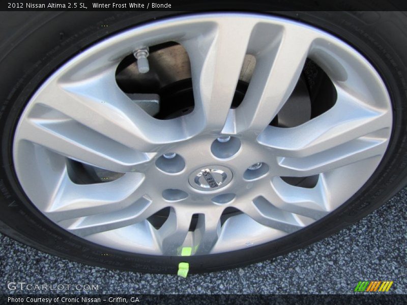 Winter Frost White / Blonde 2012 Nissan Altima 2.5 SL