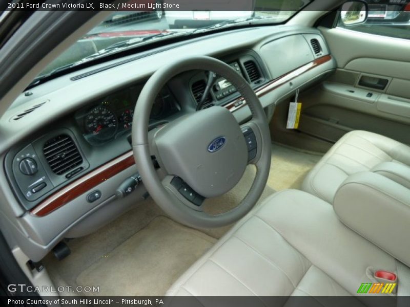Medium Light Stone Interior - 2011 Crown Victoria LX 