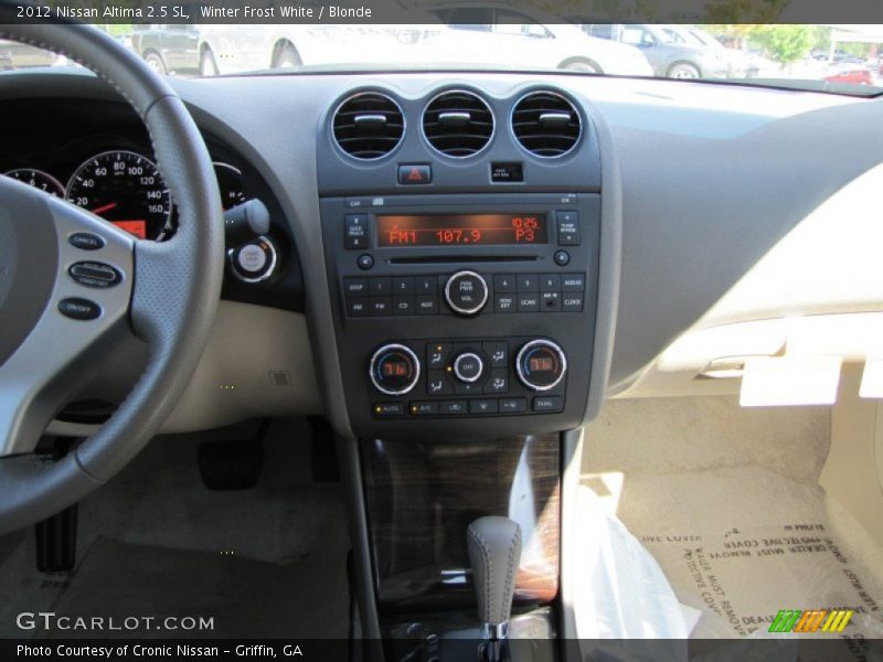 Winter Frost White / Blonde 2012 Nissan Altima 2.5 SL