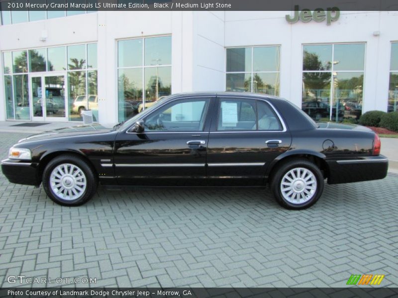 Black / Medium Light Stone 2010 Mercury Grand Marquis LS Ultimate Edition