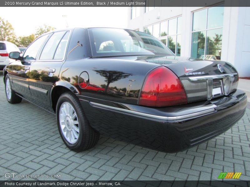 Black / Medium Light Stone 2010 Mercury Grand Marquis LS Ultimate Edition