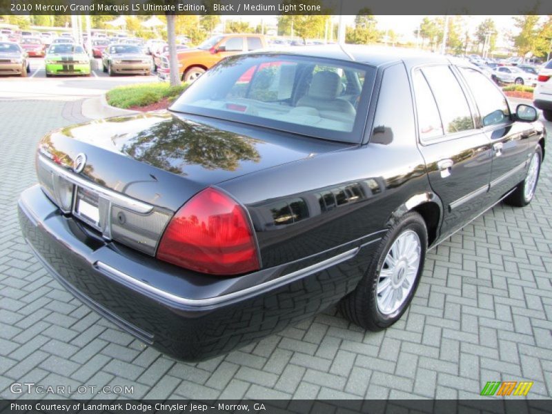 Black / Medium Light Stone 2010 Mercury Grand Marquis LS Ultimate Edition
