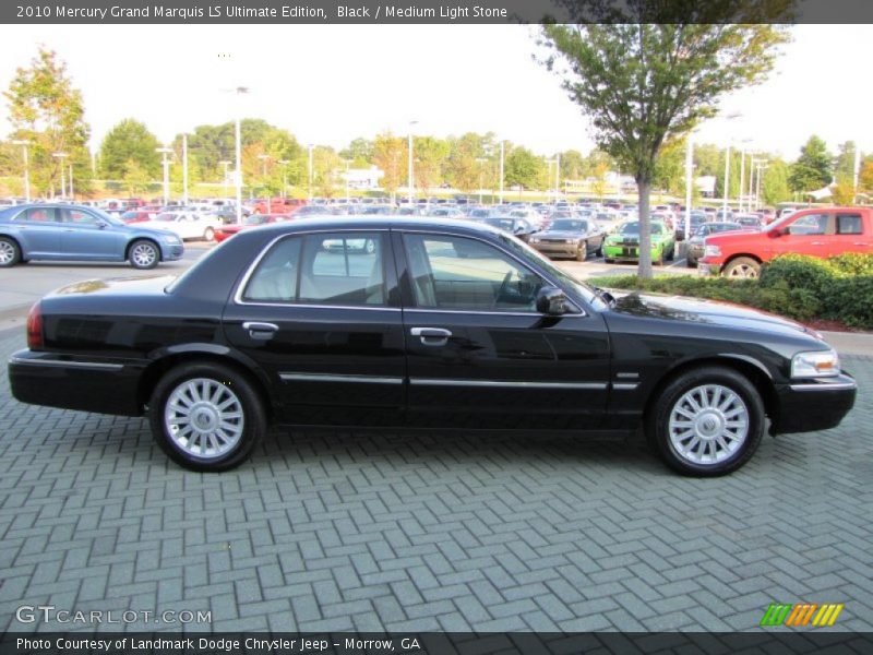 Black / Medium Light Stone 2010 Mercury Grand Marquis LS Ultimate Edition