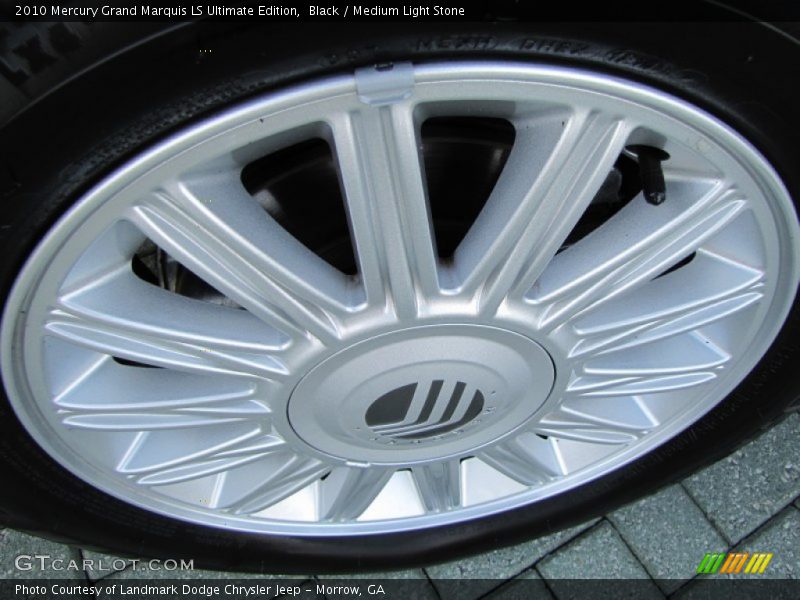 Black / Medium Light Stone 2010 Mercury Grand Marquis LS Ultimate Edition