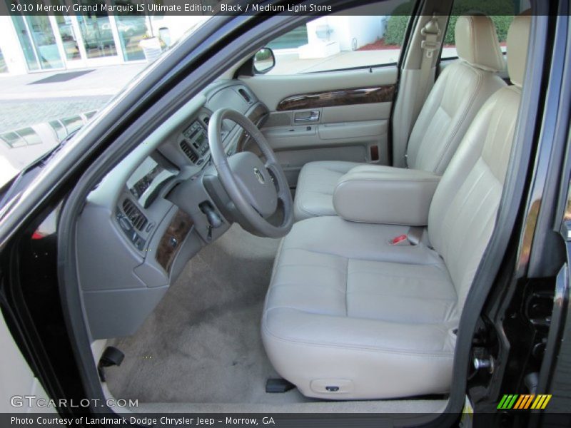 Black / Medium Light Stone 2010 Mercury Grand Marquis LS Ultimate Edition