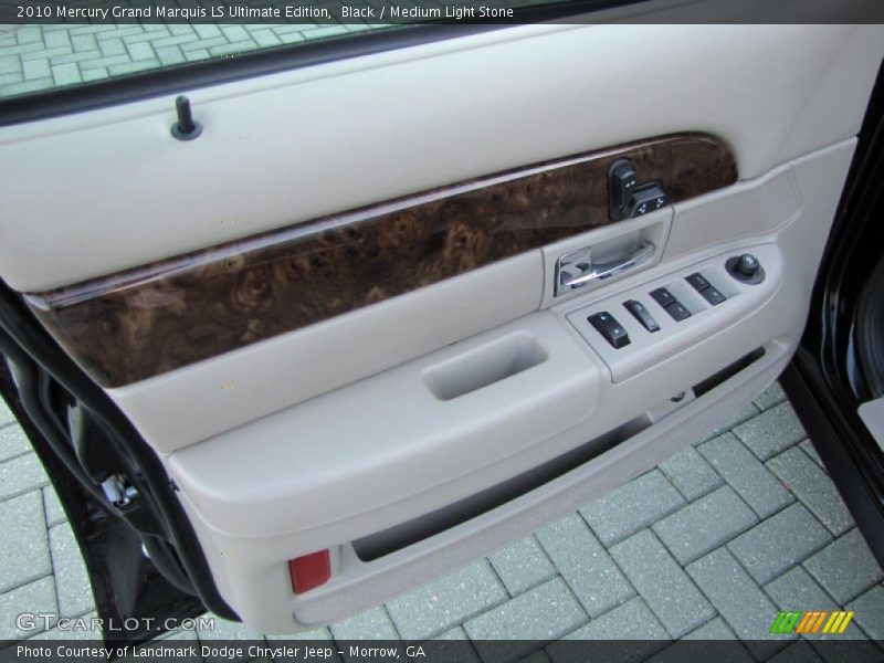 Black / Medium Light Stone 2010 Mercury Grand Marquis LS Ultimate Edition