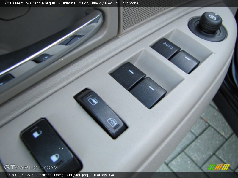 Black / Medium Light Stone 2010 Mercury Grand Marquis LS Ultimate Edition