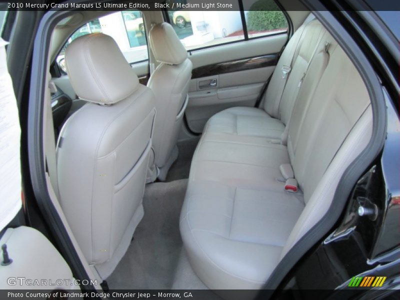 Black / Medium Light Stone 2010 Mercury Grand Marquis LS Ultimate Edition