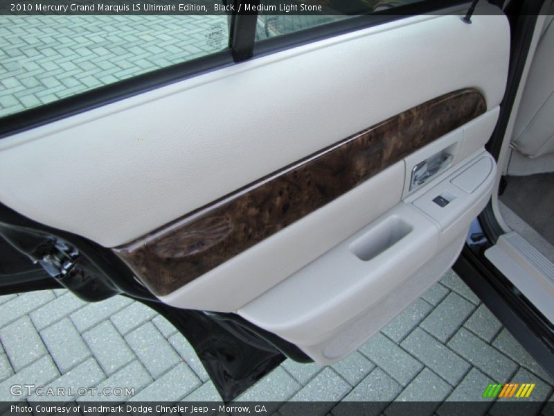 Black / Medium Light Stone 2010 Mercury Grand Marquis LS Ultimate Edition