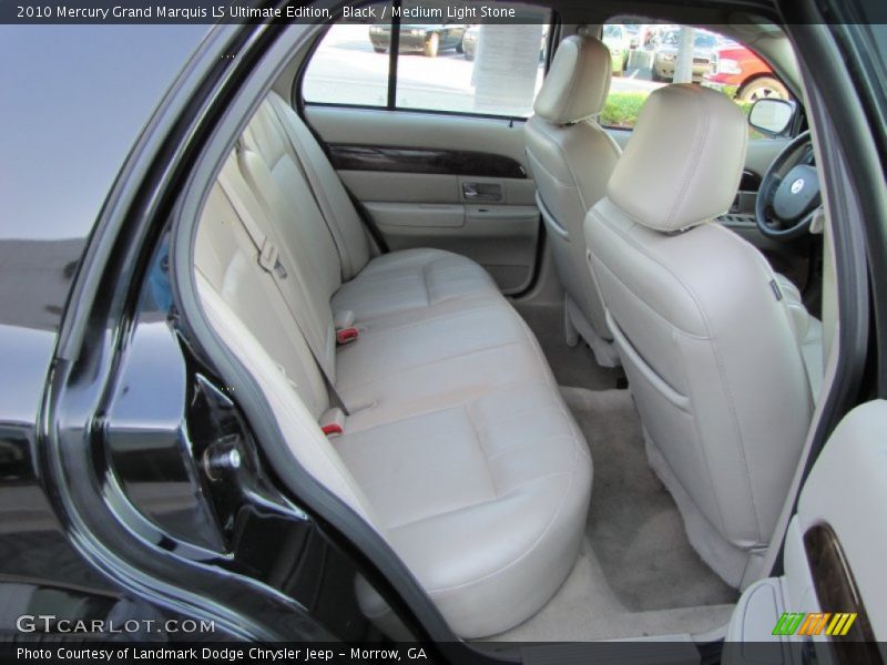 Black / Medium Light Stone 2010 Mercury Grand Marquis LS Ultimate Edition