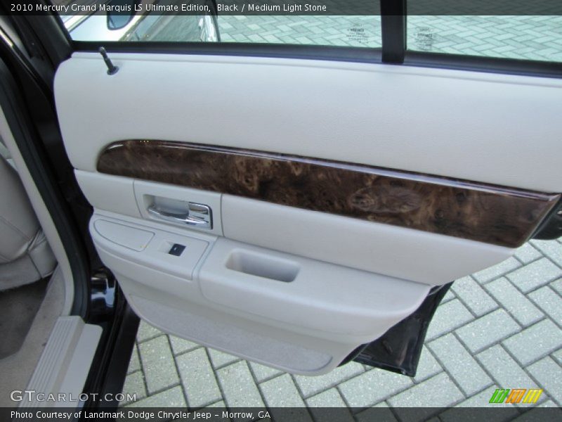 Black / Medium Light Stone 2010 Mercury Grand Marquis LS Ultimate Edition