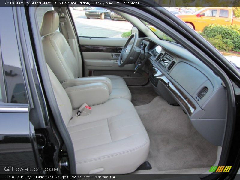 Black / Medium Light Stone 2010 Mercury Grand Marquis LS Ultimate Edition