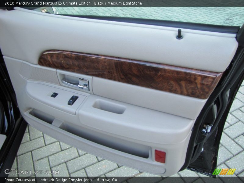 Black / Medium Light Stone 2010 Mercury Grand Marquis LS Ultimate Edition