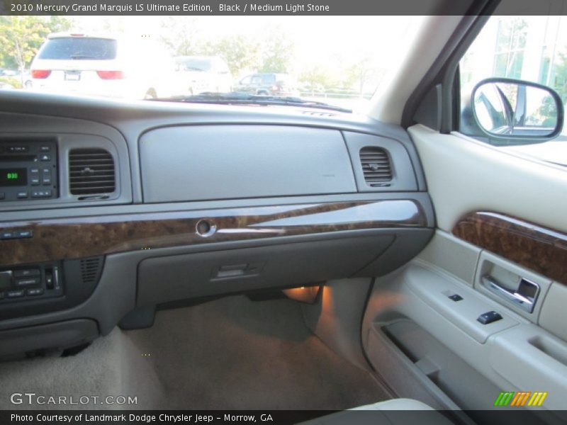 Black / Medium Light Stone 2010 Mercury Grand Marquis LS Ultimate Edition