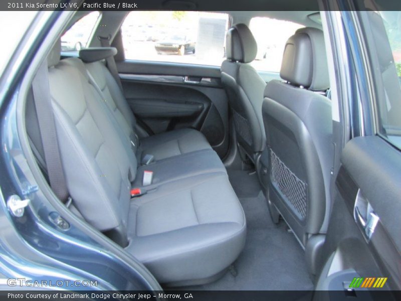 Pacific Blue / Black 2011 Kia Sorento LX V6