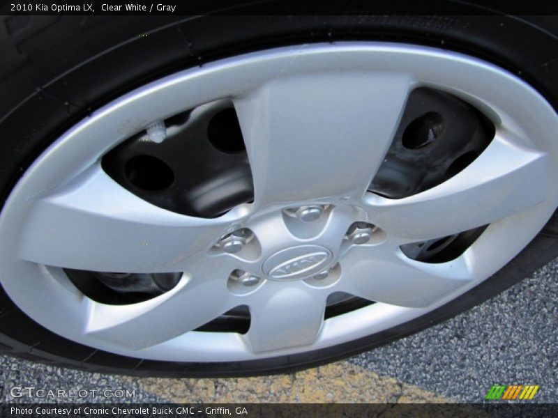Clear White / Gray 2010 Kia Optima LX