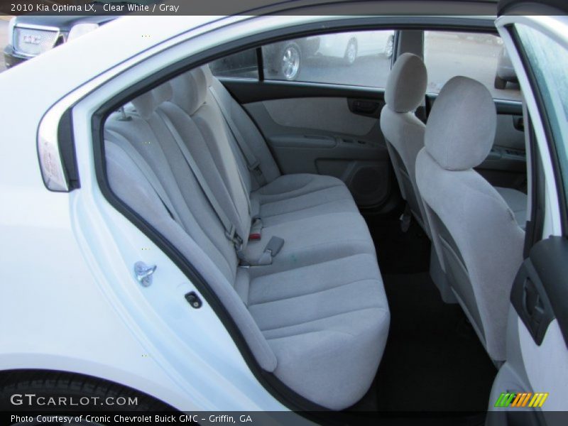 Clear White / Gray 2010 Kia Optima LX