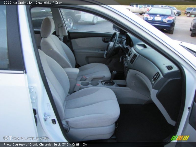 Clear White / Gray 2010 Kia Optima LX