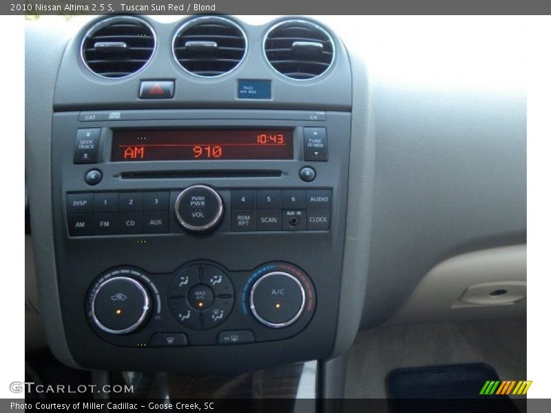 Tuscan Sun Red / Blond 2010 Nissan Altima 2.5 S