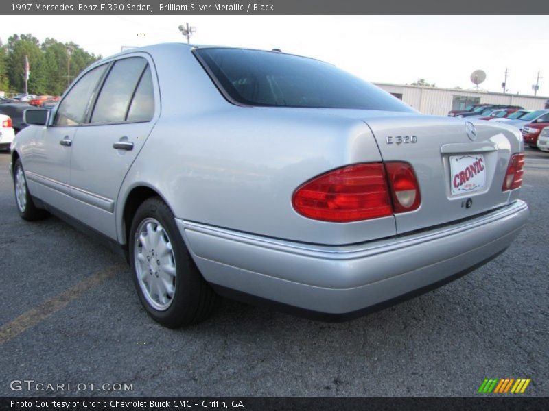 Brilliant Silver Metallic / Black 1997 Mercedes-Benz E 320 Sedan