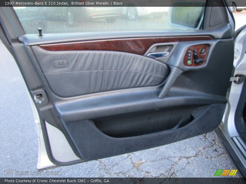 Brilliant Silver Metallic / Black 1997 Mercedes-Benz E 320 Sedan