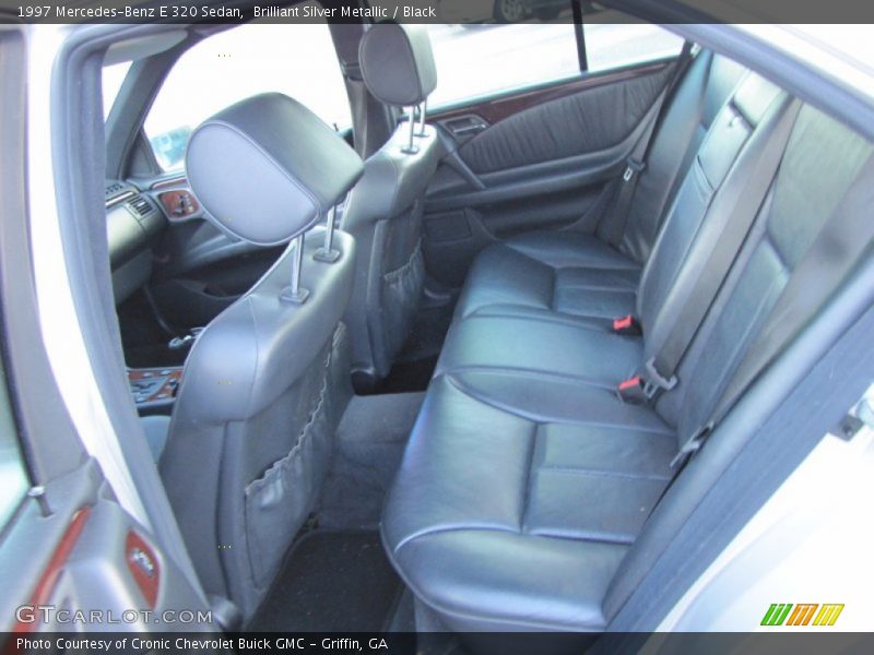 Brilliant Silver Metallic / Black 1997 Mercedes-Benz E 320 Sedan