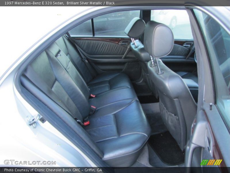 Brilliant Silver Metallic / Black 1997 Mercedes-Benz E 320 Sedan