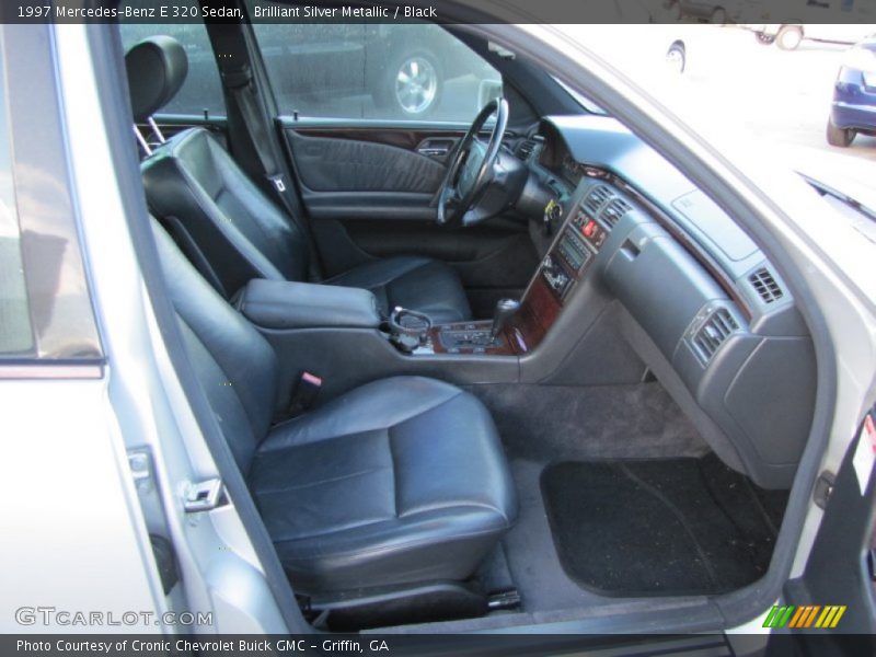 Brilliant Silver Metallic / Black 1997 Mercedes-Benz E 320 Sedan