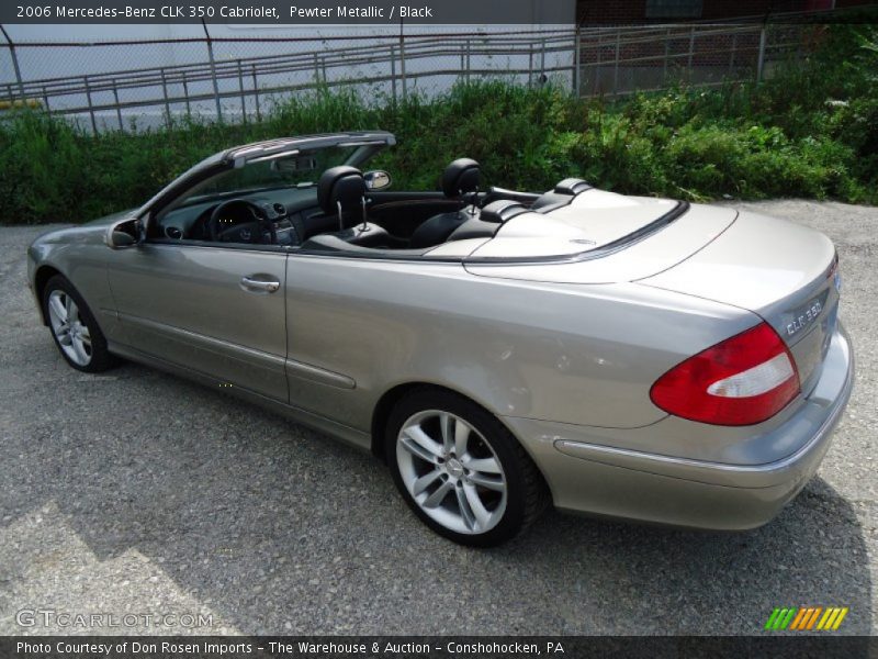 Pewter Metallic / Black 2006 Mercedes-Benz CLK 350 Cabriolet