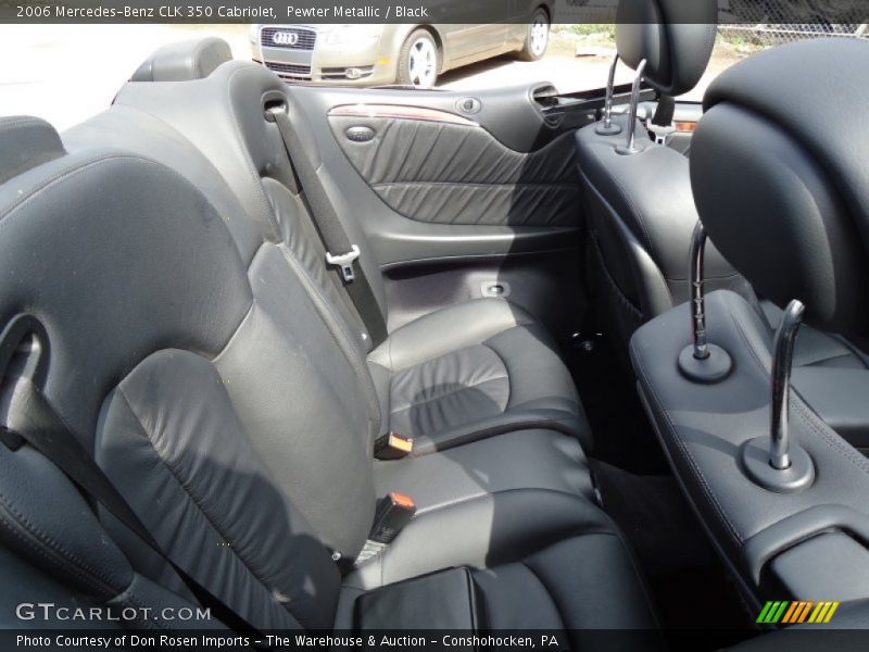 Pewter Metallic / Black 2006 Mercedes-Benz CLK 350 Cabriolet