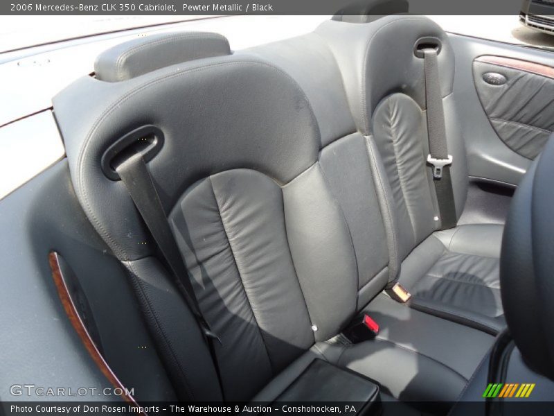 Pewter Metallic / Black 2006 Mercedes-Benz CLK 350 Cabriolet