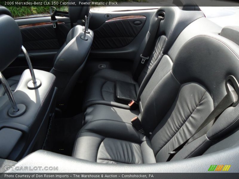 Pewter Metallic / Black 2006 Mercedes-Benz CLK 350 Cabriolet