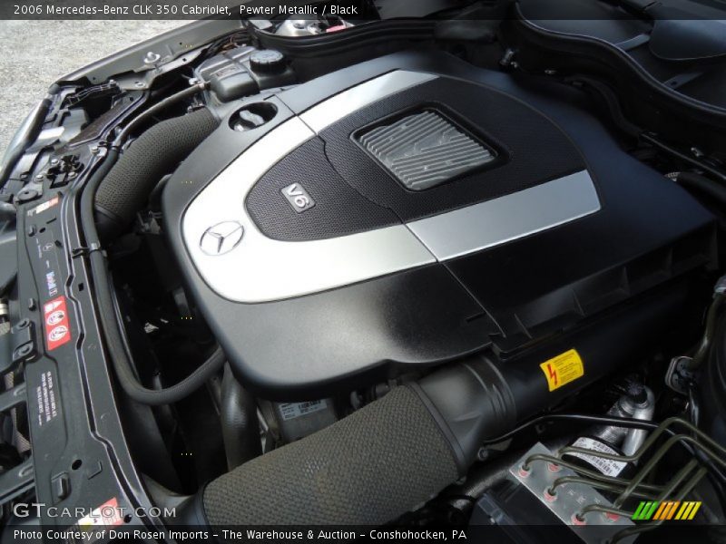 Pewter Metallic / Black 2006 Mercedes-Benz CLK 350 Cabriolet