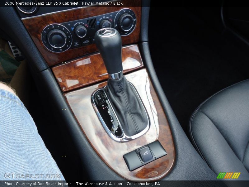 Pewter Metallic / Black 2006 Mercedes-Benz CLK 350 Cabriolet
