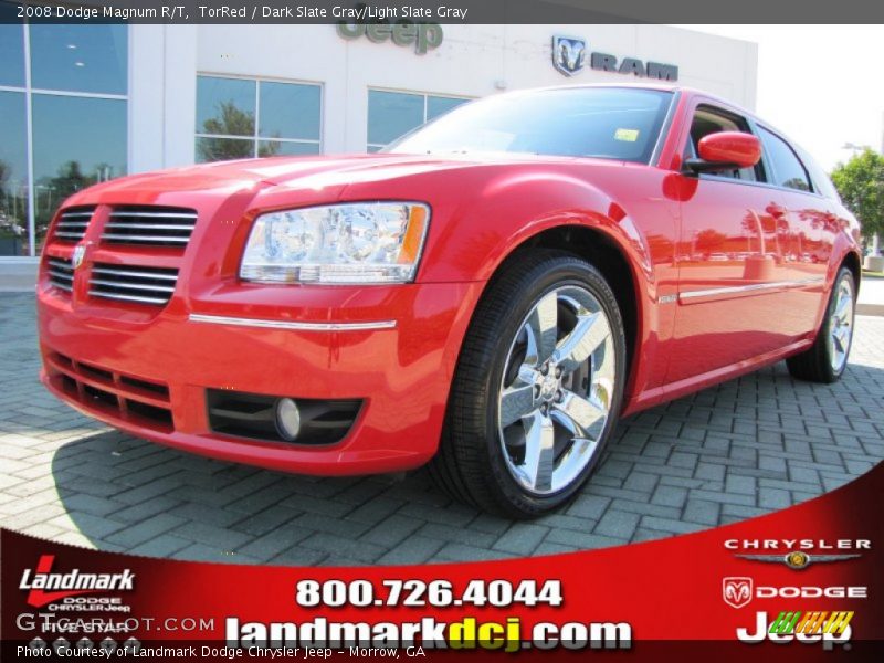 TorRed / Dark Slate Gray/Light Slate Gray 2008 Dodge Magnum R/T