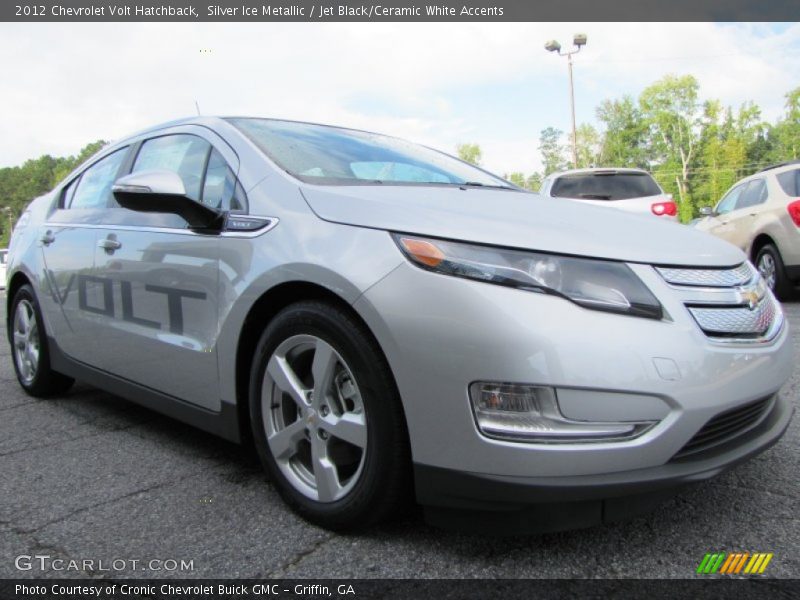 Silver Ice Metallic / Jet Black/Ceramic White Accents 2012 Chevrolet Volt Hatchback