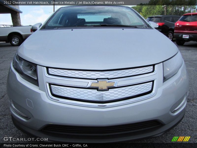 Silver Ice Metallic / Jet Black/Ceramic White Accents 2012 Chevrolet Volt Hatchback
