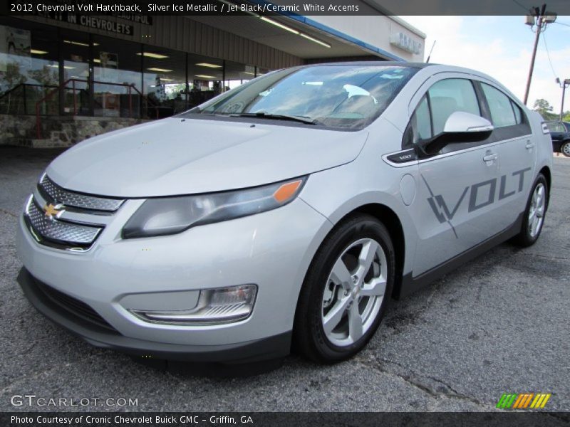 Silver Ice Metallic / Jet Black/Ceramic White Accents 2012 Chevrolet Volt Hatchback