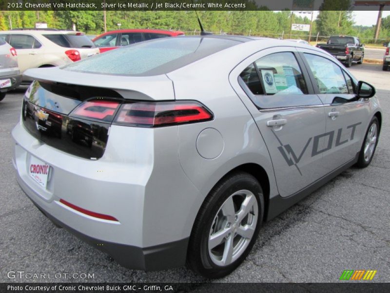 Silver Ice Metallic / Jet Black/Ceramic White Accents 2012 Chevrolet Volt Hatchback